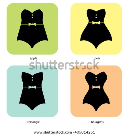 body type apple pear hourglass