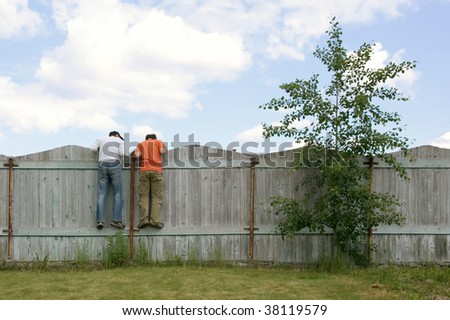 Peeking Over Stock Photos, Images, & Pictures | Shutterstock