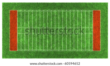 American Football Field Aerial View D Stock Illustration 60594652