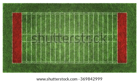 American Football Field Aerial View D Stock Illustration 60594652