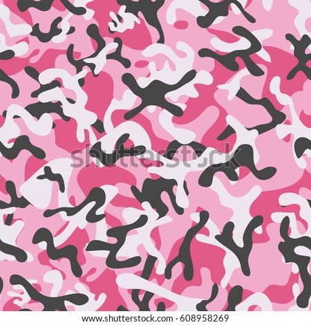 Pink Camouflage Pattern Stock Photo 742027 - Shutterstock