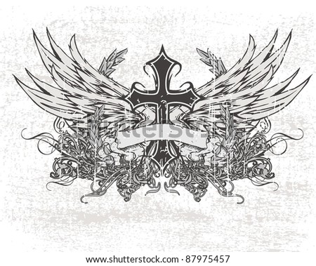 Cross tattoo Stock Photos, Images, & Pictures | Shutterstock