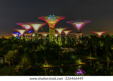 Garden By The Bay August 2014 singapore nov 6 night view supertree stock photo 460699387 Garden By The Bay August 2014 singapore nov 6 night view supertree stock photo 460699387