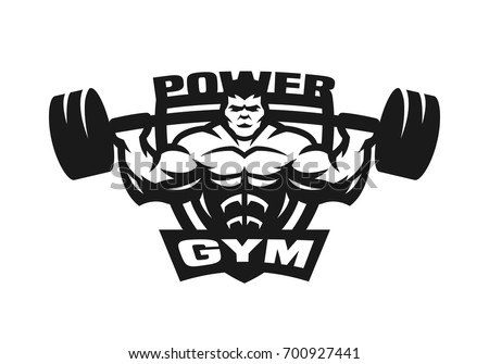 Gym Logo Emblem Stock Vector 700927441 - Shutterstock