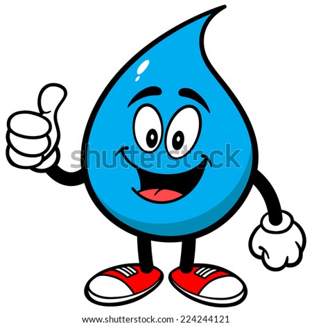 Clean Dirty Water Drops Stock Vector 51980245 - Shutterstock