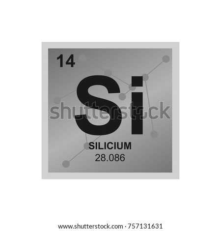 vector symbol of silicon from the periodic table of the elements on the background from connected - Periodic Table Chloride Symbol vector symbol of silicon from the periodic table of the elements on the background from connected - Periodic Table Chloride Symbol