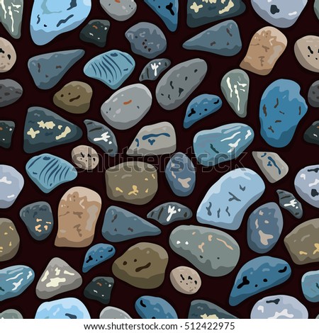 seamless pattern with decorative stonesstone wall decorative illustration can be use for web - Decorative Stones seamless pattern with decorative stonesstone wall decorative illustration can be use for web - Decorative Stones