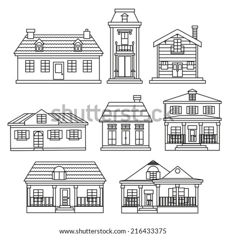 House Line Drawing Stock Images, Royalty-Free Images & Vectors