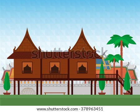 Thai House Stock Images Royalty Free Images Vectors 