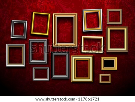 Frame Vector Photo Picture Art On Stock Vector 117861697 - Shutterstock