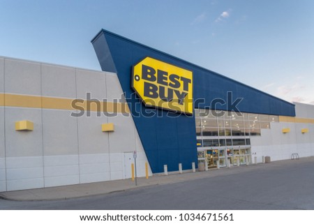 Stock Photo Best Buy Store On September In Richmond Hill Ontario Canada Best Buy Is A Major Retail 1034671561 