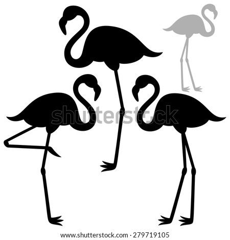 Flamingo Silhouette Stock Images, Royalty-Free Images & Vectors ...