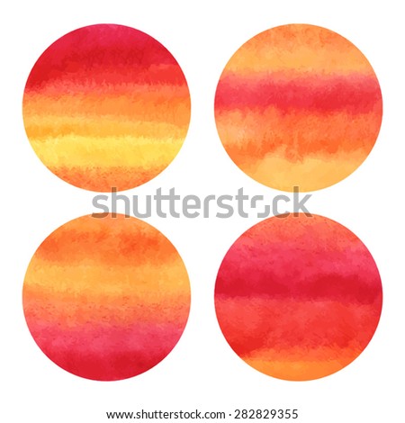 Water Circles Texture With Sunset Colors Sunset Watercolor Colors Stock Images Royalty Free Images