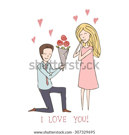 http://thumb7.shutterstock.com/display_pic_with_logo/2578813/307329695/stock-vector-romantic-boy-giving-a-rose-to-his-girlfriend-the-inscription-i-love-you-the-moment-when-the-guy-307329695.jpg