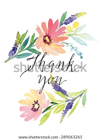 Vintage Natural Watercolor Herbal Greeting Card Stock Vector 426278617 ...