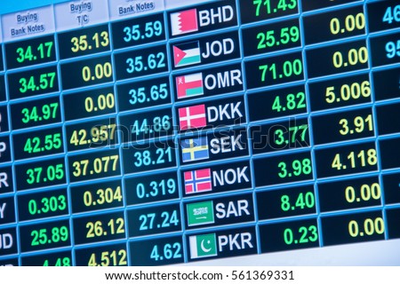 Stock exchange rate