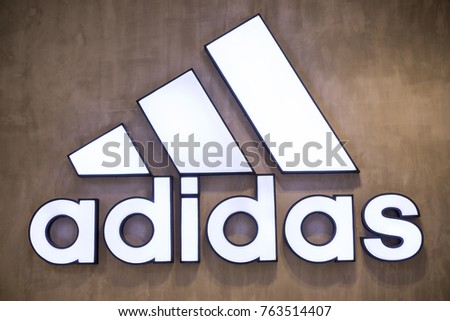 Nakhonratchasrimathailand Nov 24 2017 Adidas Logo Imagen De Archivo