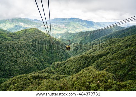 View from Fansipan Cable Car Ride Sapa, Vietnam