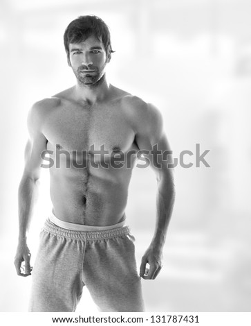 hot guy in sweatpants