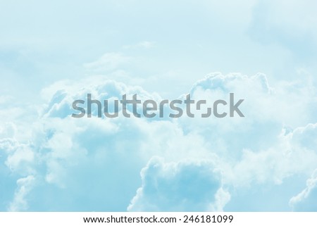 Over Clouds Fantastic Background Clouds Mountain Stock Photo 198883370 