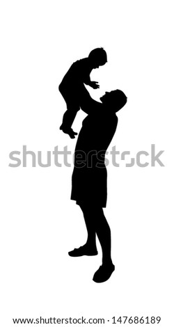 Download Father And Son Silhouette Stock Images, Royalty-Free ...