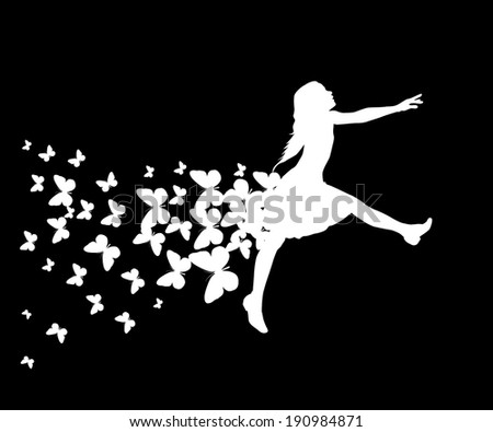 Silhouette Running Mustang Rocks Vector Illustration Stock Vector ...