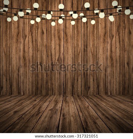 Wood Wall Bulb Lights Lamp Nice Stock Photo 551746348 - Shutterstock