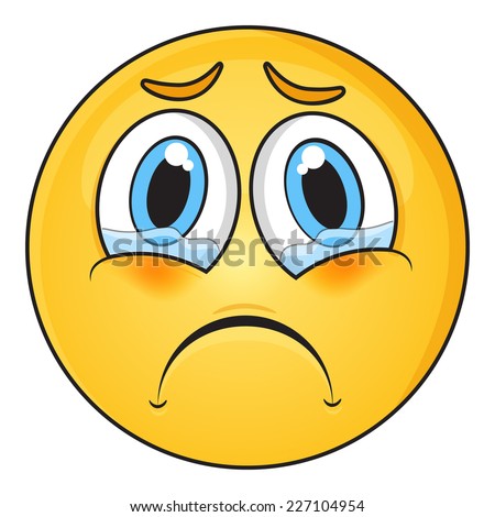 Sad Face Stock Vector (Royalty Free) 227104954 - Shutterstock