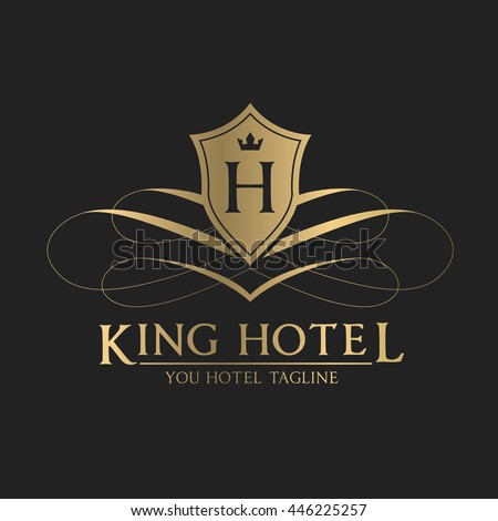 King Hotel Logo Stock Vector 446225257 - Shutterstock