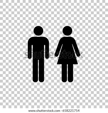 Download Man Woman Icon Isolated On Transparent Stock Vector ...