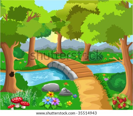 Cartoon Forest Stock Images, Royalty-Free Images & Vectors | Shutterstock