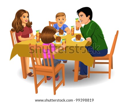 Big Family Stock Vector 24126964 - Shutterstock