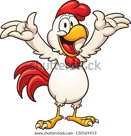 Cartoon Rooster Vector Clip Art Illustration Stock Vector 122117356 ...