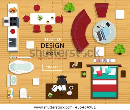 Modern Furniture Top View chair top view stock images, royalty-free images & vectors Modern Furniture Top View chair top view stock images, royalty-free images & vectors