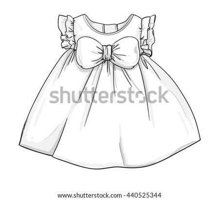 Baby Fashion Baby Clothing Vector Illustration Stock Vector 440525344