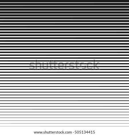 Horizontal Parallel Black Stripes On White Stock Vector 488137843 