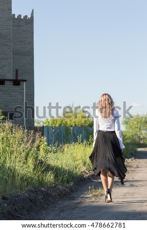 Walking on a train track stock photo. Image of railway 