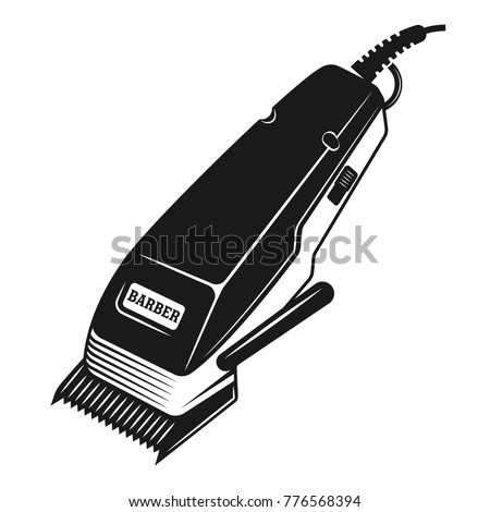 Electrical Hair  Clipper  Shaver Vector Illustration Vector 