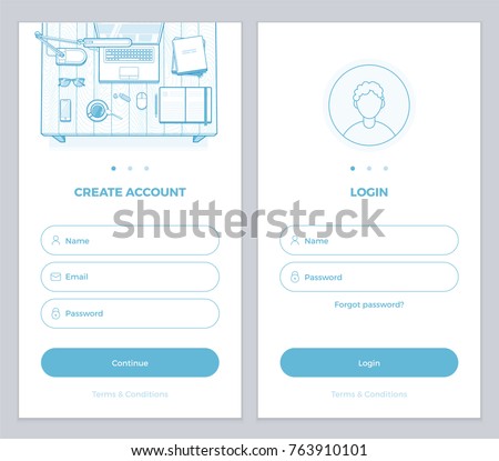 new user account create user login stock vector royalty free