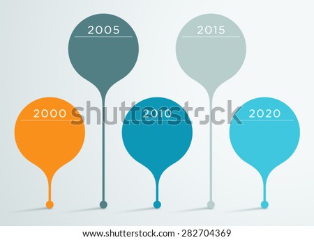 Timeline Vector 3d Infographic 3