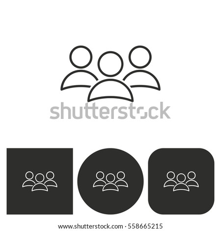 People Vector Icons Set Illustration Isolated Stock Vector 500656678
