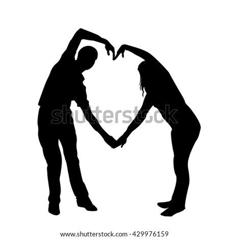 Download Silhouette Couple Sitting On Ground Girl Stock Vector ...