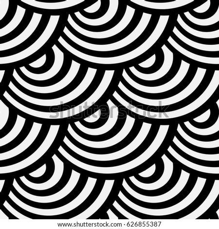 Black and white optical illusion illustration in vector abstract background Black and white optical illusion illustration in vector abstract background