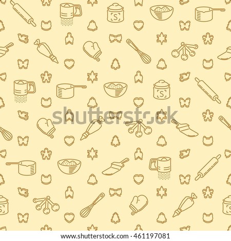 Restaurant Kitchen Utensils seamless pattern restaurant kitchen utensils cookies stock vector Restaurant Kitchen Utensils seamless pattern restaurant kitchen utensils cookies stock vector