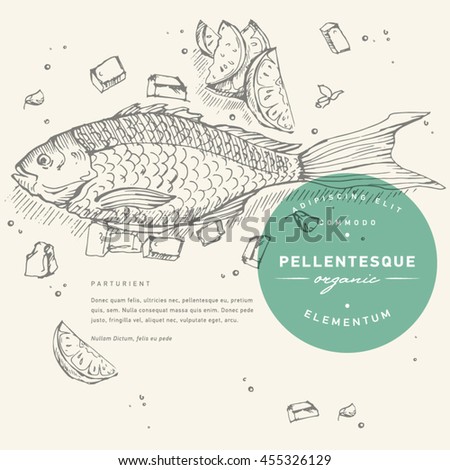 hand draw illustration seafood or underwater world fish sketches fish restaurant menu - Underwater World Restaurant hand draw illustration seafood or underwater world fish sketches fish restaurant menu - Underwater World Restaurant