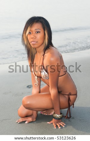 Naked girls on all fours