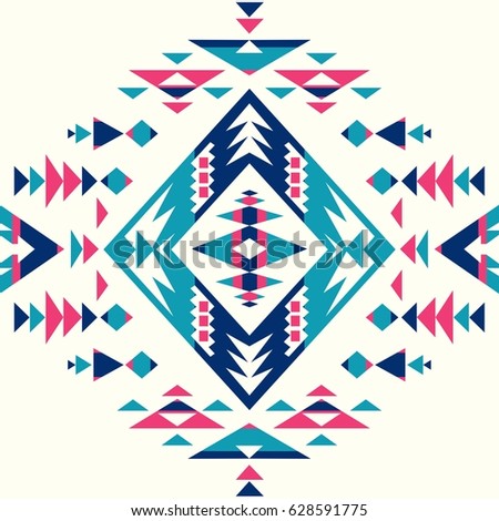 Navajo Aztec Textile Inspiration Pattern Native Stock Vector 266887229 ...