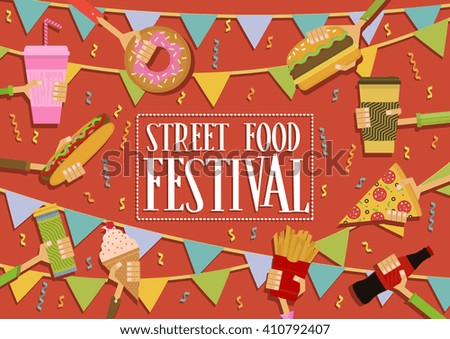 vector graphic poster flyer horizontal banner stock vector 2018 horizontal food flyer