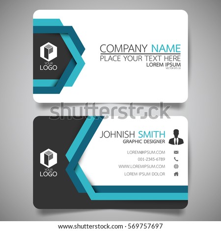 Awesome 44 Modern Name Card Free Template