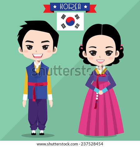 Korean traditional dress cartoon pictures Korean traditional dress cartoon pictures